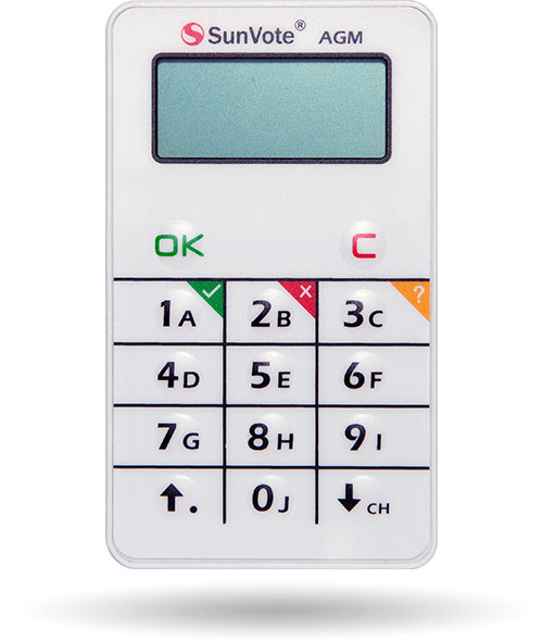 Voting Keypad M52LiA-Audience Polling 