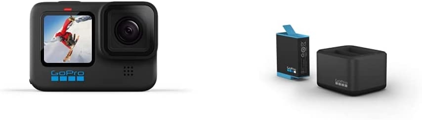 GoPro HERO10 Black Accessory Bundle - Includes HERO10 Camera, Shorty (Mini Extension Pole + Grip), Magnetic Swivel Clip, - Image 24