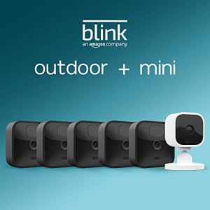 Blink Outdoor – 5 camera kit with Blink Mini  Amazon Devices & Accessories