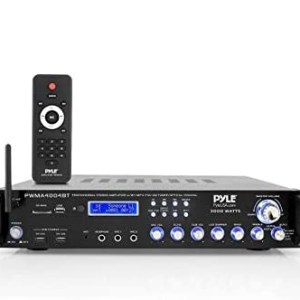 Bluetooth Multi-Channel Hybrid Pre-Amplifier System - 3000W Home Audio Rack Mount Stereo Power Amplifier Receiver w/ Radio, USB,