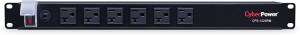 CyberPower CPS1215RMS Rackmount Surge Protector, 120V/15A, 12 Outlets, 15 ft Power Cord, 1U Rackmount