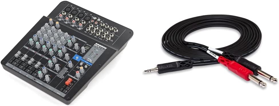 Samson Mixpad MXP124FX Compact, 12-Channel Analog Stereo Mixer with Effects and USB - Image 8