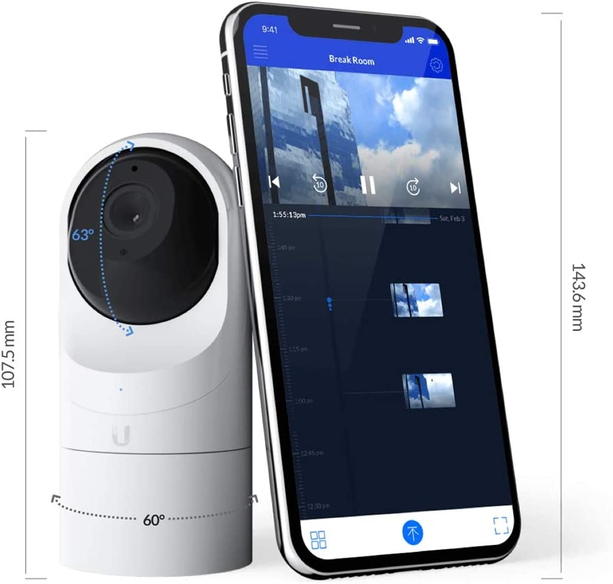 Ubiquiti Networks UVC-G3-FLEX UniFi Camera G3 Flex 1080p Video Indoor/Outdoor Night/Day Wide View IP LEDs:: (Enterprise - Image 4