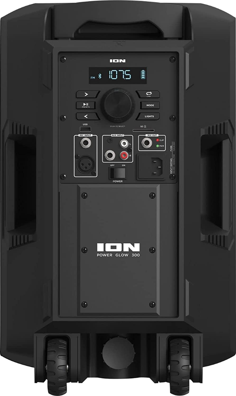 ION Audio Power Glow 300 Rechargeable Bluetooth Speaker System with LED Party Lights (Renewed) - Image 3
