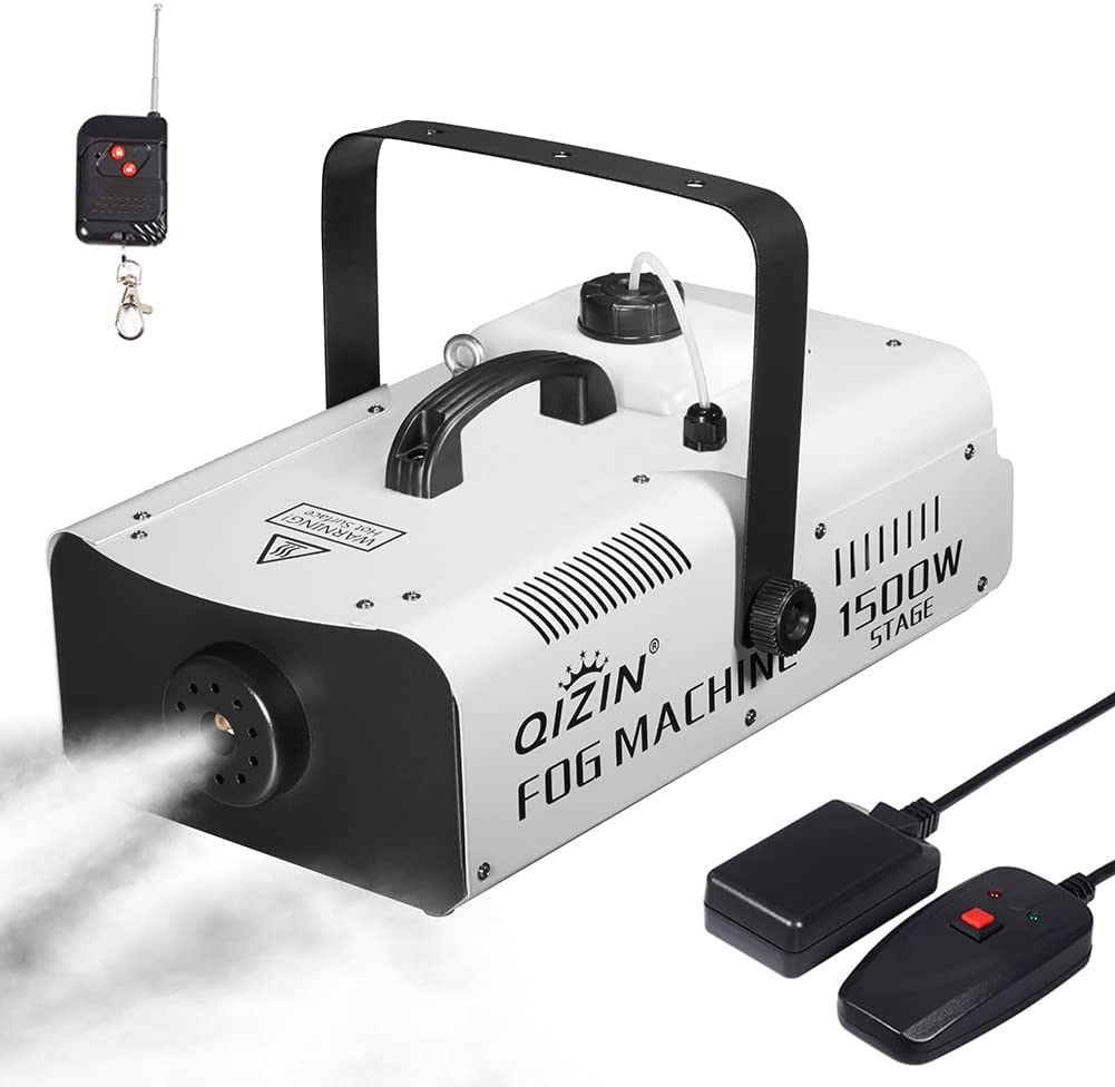Fog Machine 1500 Watt with 2 Sets of Controllers, Professional Stage Smoke Machine for DJ Halloween Parties Wedding Christmas - Image 19
