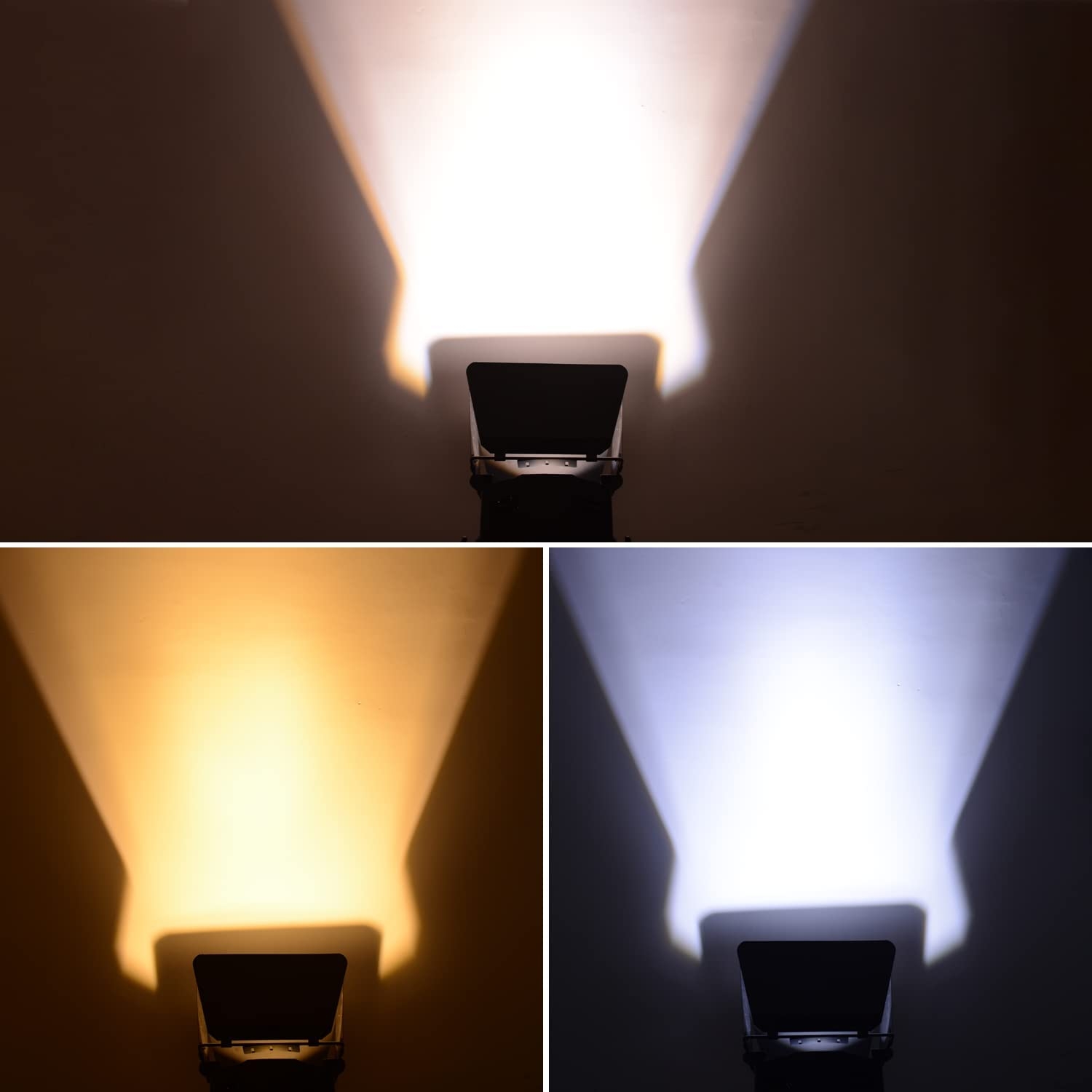 BETOPPER Stage Lights 200W COB LED Stage Spotlights w/Barndoor Warm & Cold White LED Par Lights DMX/Master-Slave DJ Lights - Image 9