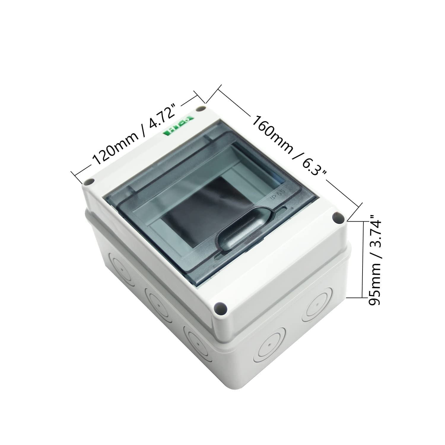 Bettomshin 1Pcs Electronic Junction Box, 160 x 120 x 95mm Switching Power Supply Junction Box Distribution Box Waterproof ABS - Image 2