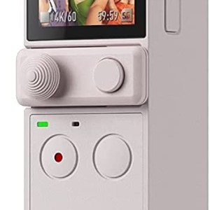 DJI Pocket 2 Exclusive Combo (Sunset White) - Pocket-Sized Vlogging Camera, 3-Axis Motorized Gimbal, 4K Video Recorder, 64MP