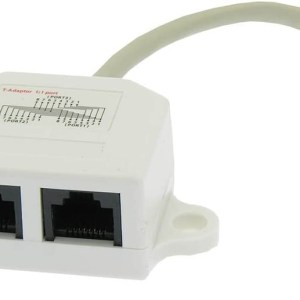ACCL 10/100 BaseT 1P/2J Type 7 Wiring Splitter, Pigtail Type, 1 Pack