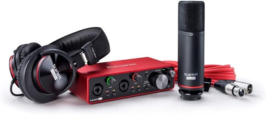 Focusrite Scarlett Solo Studio 3rd Gen USB Audio Interface Bundle for the Guitarist, Vocalist or Producer with Condenser - Image 9