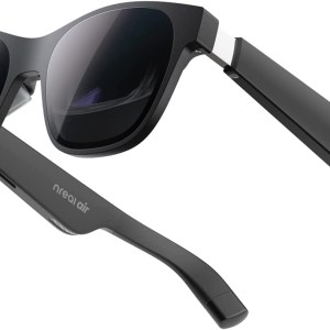 Nreal Air AR Glasses, Smart Glasses with Massive 201" Micro-OLED Virtual Theater, Augmented Reality Glasses, Watch, Stream, and
