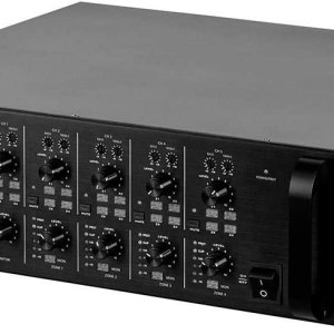 Monoprice Commercial Audio 4x120W 4ch/4Zone Mixer Matrix 100/70V w/Digital Media Player (No Logo)