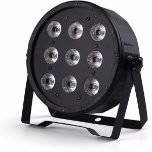 Stage Lights 9x18W Uplights with Strict Testing 6in1 RGBWA UV LED Par Lights Sound Activated DMX512 Control Bright DJ Par Light