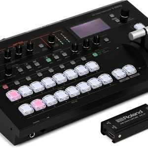Roland V-60HD STR HD Video Switcher with UVC-01 Streaming Bundle