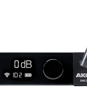 AKG Pro Audio DMS100 Digital Wireless Microphone System with SR100 Stationary Receiver and HT100 Handheld Microphone