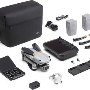 DJI Air 2S Fly More Combo with Smart Controller - Drone with 4K Camera, 5.4K Video, 1-Inch CMOS Sensor, 4 Directions of Obstacle