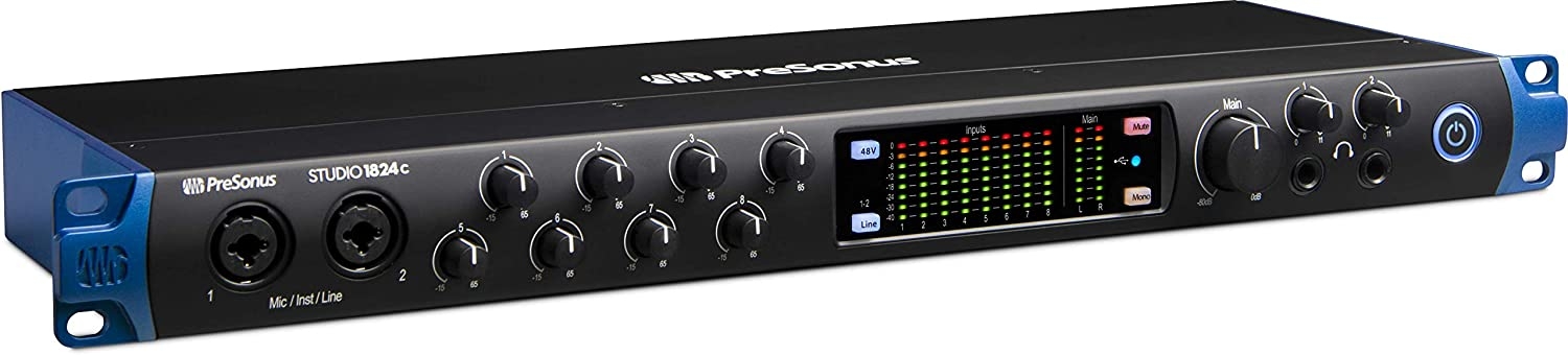 PreSonus Studio 24c 2x2, 192 kHz, USB Audio Interface with Studio One Artist and Ableton Live Lite DAW Recording Software - Image 12