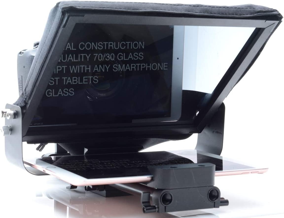 Prompt PRO Professional 15mm Rail Video Camera Tablet Teleprompter - Image 5
