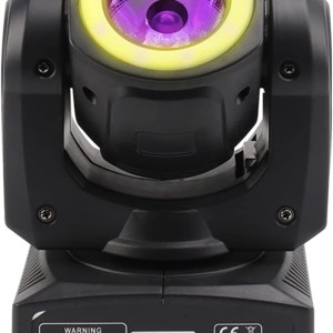 Moving Head Dj Lights 60w Led Stage Lights DMX 512 Sound Activated 3 Beam Light Dj 24 GOBO DJ Light for Nightclub Lights, Disco,