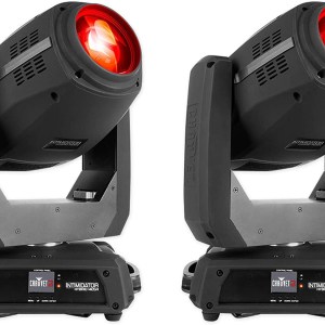 (2) Chauvet DJ Intimidator Hybrid 140SR Moving Head Beam, Spot, Gobo DMX Lights