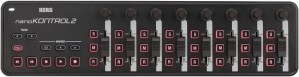 Korg nanoKONTROL2 Slim-Line USB Control Surface, Black