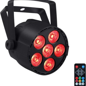 Par Lighting for Stage Lights, YeeSite 24W 6LEDs RGBW 4 in 1 Par Lights by Remote Control Uplighting for DJ Lighting Wedding