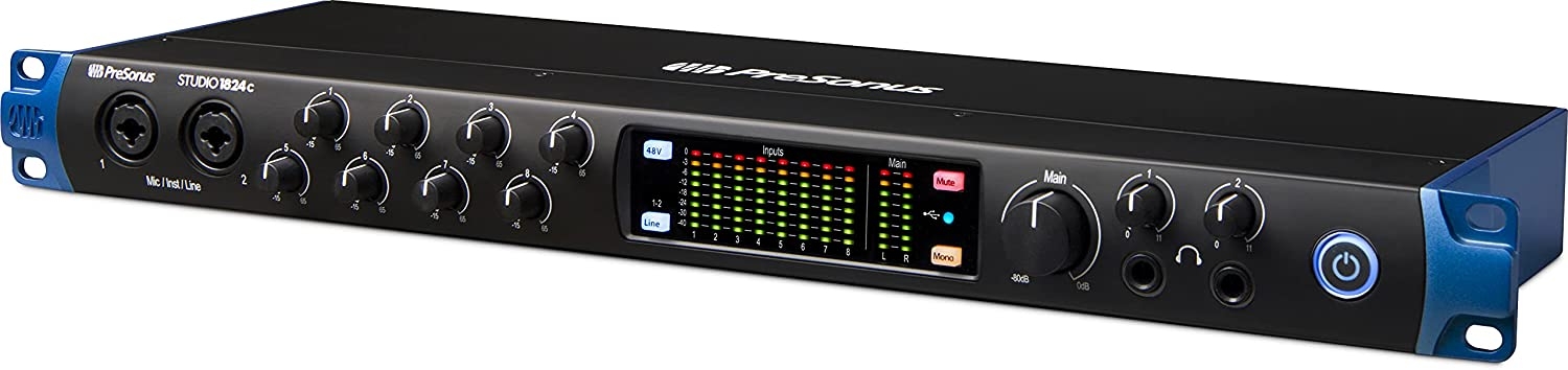 PreSonus Studio 24c 2x2, 192 kHz, USB Audio Interface with Studio One Artist and Ableton Live Lite DAW Recording Software - Image 16