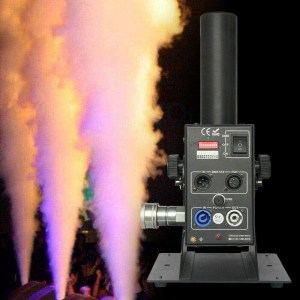 Gdrasuya10 110V 150W CO2 Fog Cannon Stage Smoke Fog Machine 0-100° Adjustable Single Head CO2 Jet Machine Club Cannon CO2 Smoke
