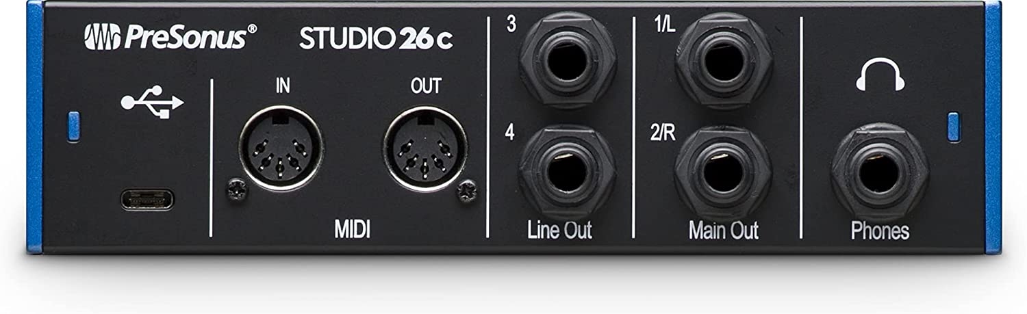 PreSonus Studio 24c 2x2, 192 kHz, USB Audio Interface with Studio One Artist and Ableton Live Lite DAW Recording Software - Image 28