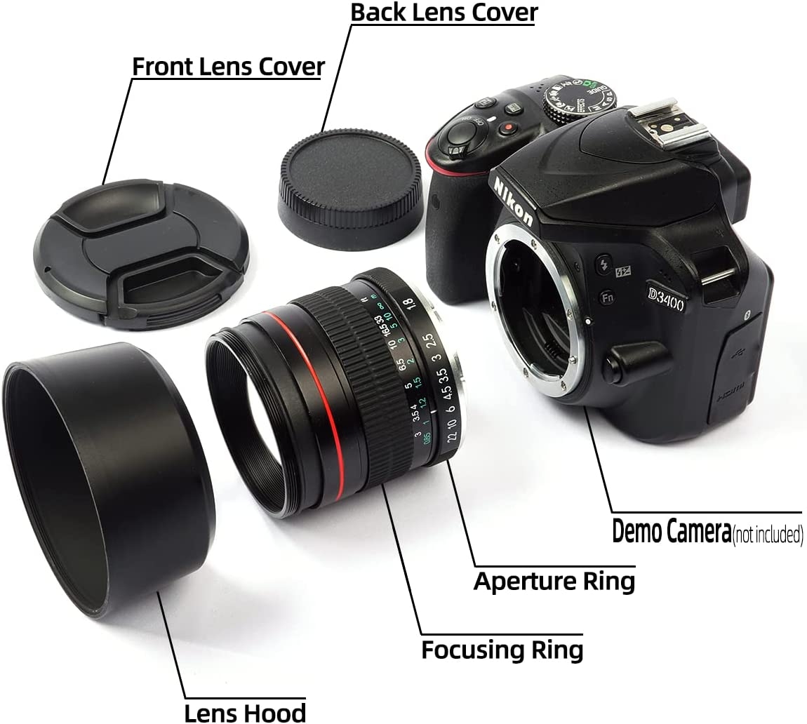 Lightdow 85mm F1.8 Medium Telephoto Manual Focus Full Frame