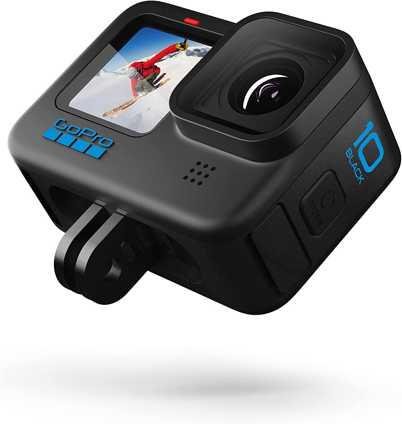 GoPro HERO10 Black Accessory Bundle - Includes HERO10 Camera, Shorty (Mini Extension Pole + Grip), Magnetic Swivel Clip, - Image 5