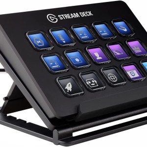 Elgato Stream Deck - Live Content Creation Controller with 15 Customizable LCD Keys, Adjustable Stand, for Windows 10 and macOS