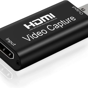 Yxflz Video HDMI Capture Card, 1080P 4K HDMI to USB 2.0 Cam Link Audio Capture Card Device Record to DSLR Camcorder Action
