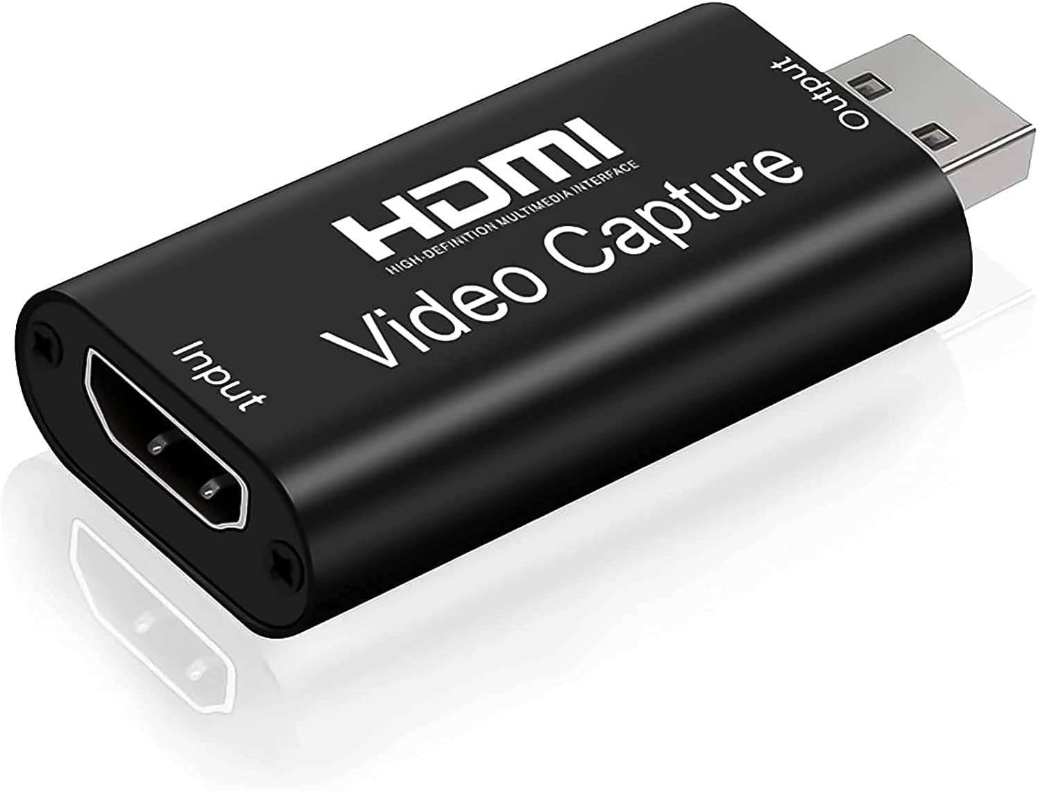 Yxflz Video HDMI Capture Card, 1080P 4K HDMI to USB 2.0 Cam Link Audio Capture Card Device Record to DSLR Camcorder Action