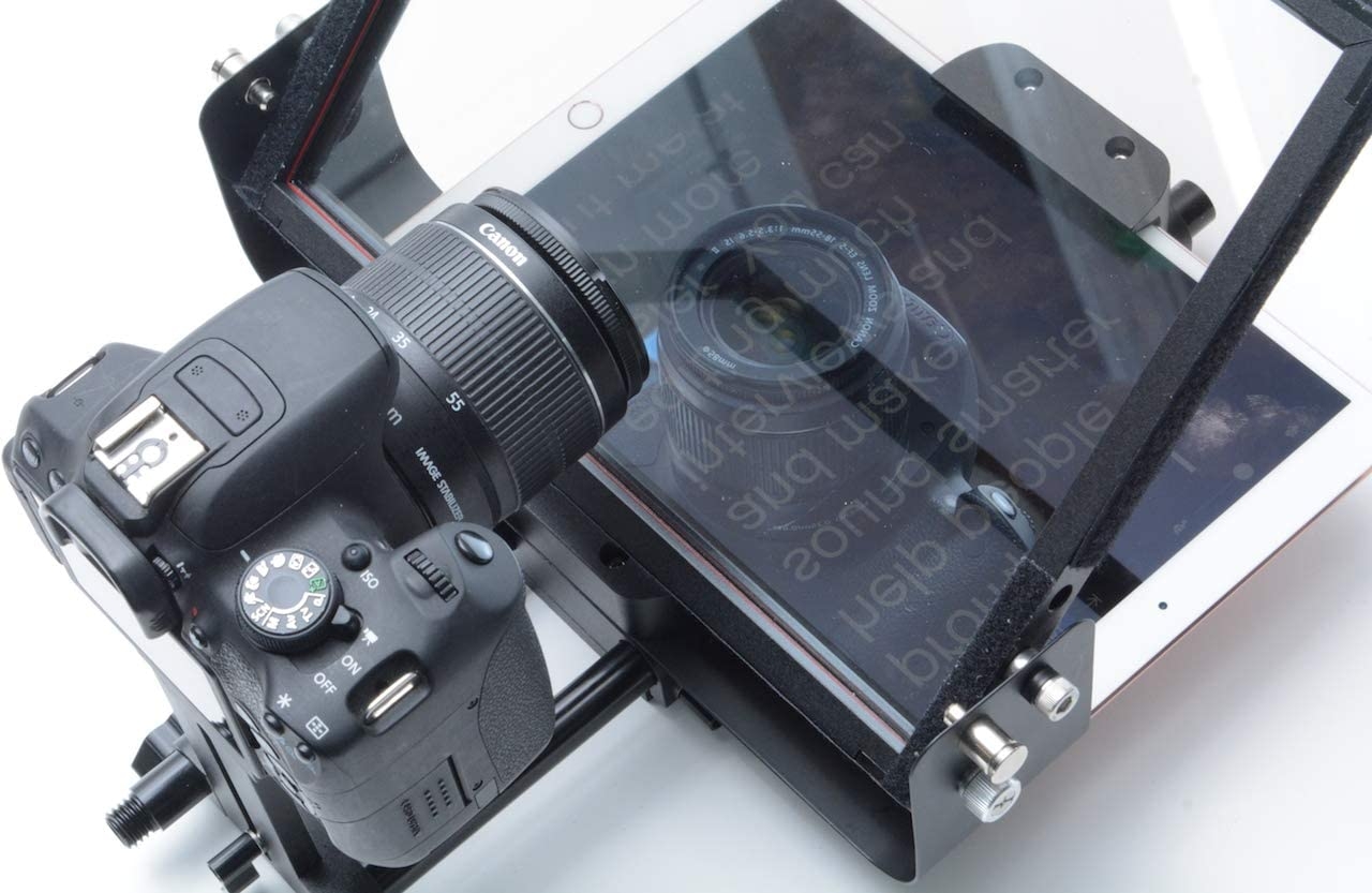 Prompt PRO Professional 15mm Rail Video Camera Tablet Teleprompter - Image 4