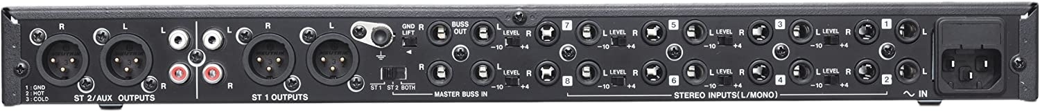 Tascam LM-8ST Rackmount 8-Channel Stereo Line Mixer - Image 2