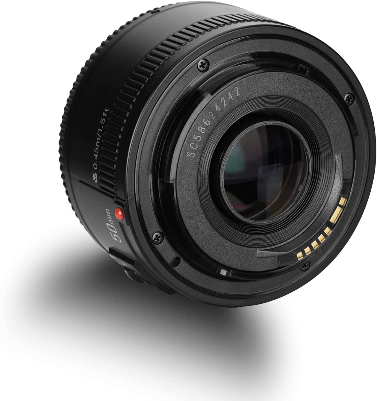 YONGNUO YN50mm F1.8 Lens Large Aperture Auto Focus Lens Compatible with Canon EF Mount EOS Camera - Image 9