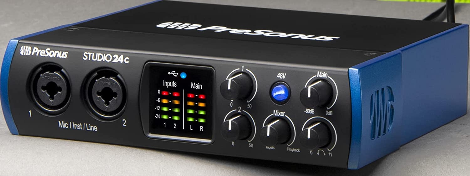 PreSonus Studio 24c 2x2, 192 kHz, USB Audio Interface with Studio One Artist and Ableton Live Lite DAW Recording Software - Image 51