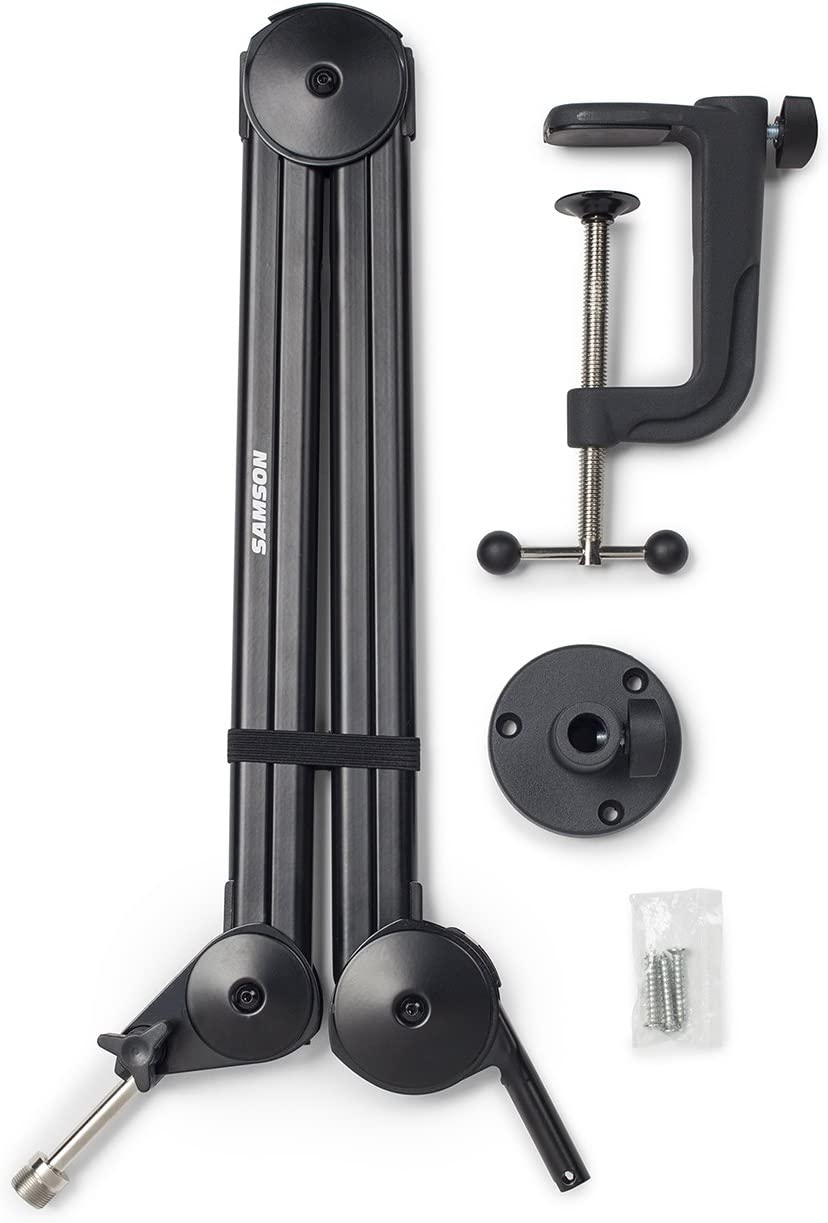 Samson Technologies Q2U USB/XLR Dynamic Microphone Recording and Podcasting Pack (Includes Mic Clip, Desktop Stand, Windscreen - Image 9