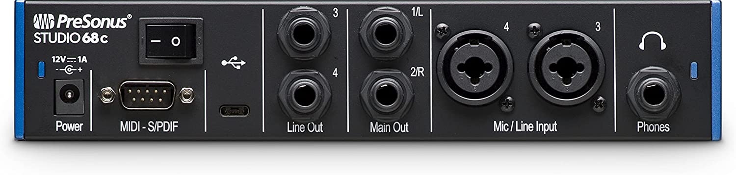 PreSonus Studio 24c 2x2, 192 kHz, USB Audio Interface with Studio One Artist and Ableton Live Lite DAW Recording Software - Image 2