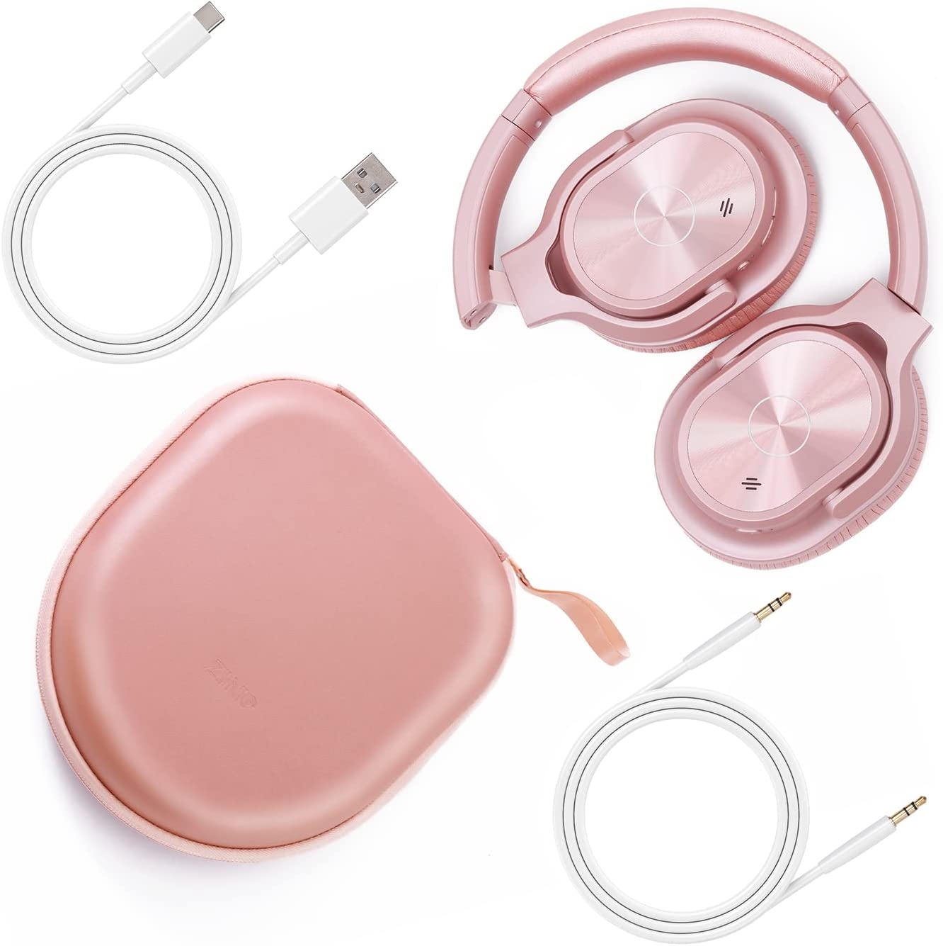 ZIHNIC Active Noise Cancelling Headphones, 40H Playtime Wireless Bluetooth Headset with Deep Bass Hi-Fi Stereo Sound,Comfortable - Image 23