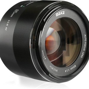 Meike 85mm F1.8 Auto Focus Full Frame Large Aperture Lens Compatible with Nikon F Mount DSLR Cameras D850 D750 D780 D610 D3200