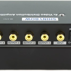 4-WAY SHINYBOW COMPOSITE VIDEO DISTRIBUTION AMPLIFIER, A/V Amplifiers/Extenders/Converters