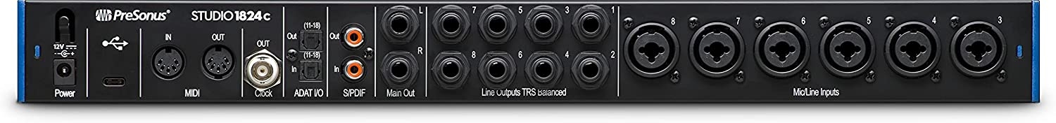 PreSonus Studio 24c 2x2, 192 kHz, USB Audio Interface with Studio One Artist and Ableton Live Lite DAW Recording Software - Image 13