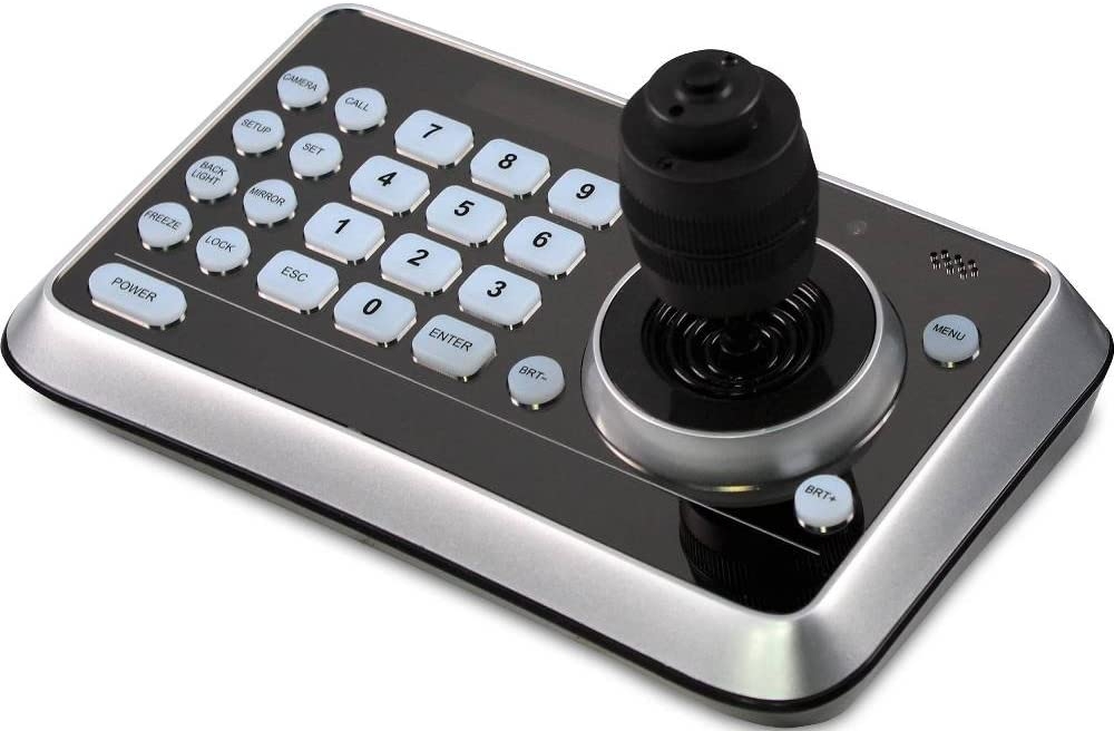 Lumens VS-K20 PTZ Camera Controller, Joystick for Pan/Tilt/Zoom and Focusing, RS-232/RS-422 Communication Interfaces, High