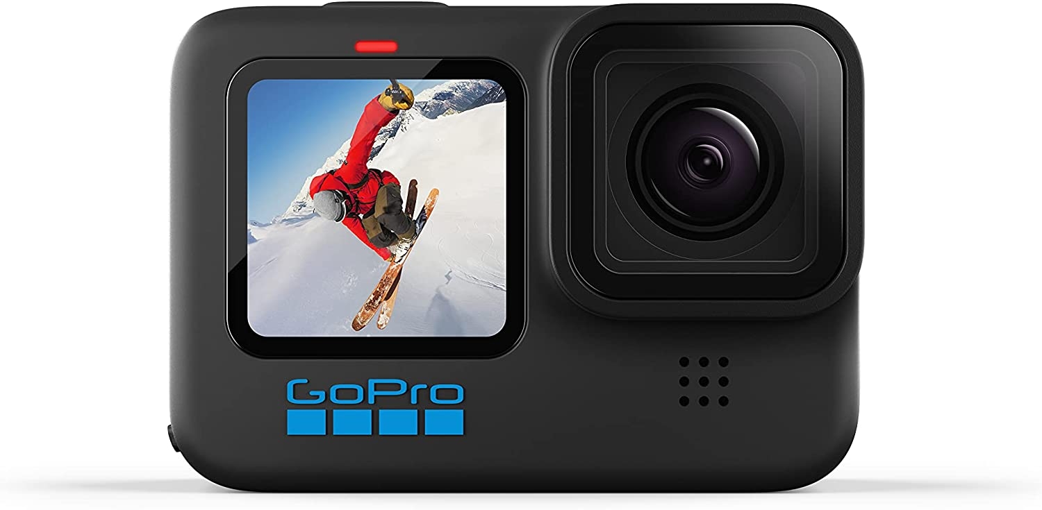 GoPro HERO10 Black Accessory Bundle - Includes HERO10 Camera, Shorty (Mini Extension Pole + Grip), Magnetic Swivel Clip, - Image 3