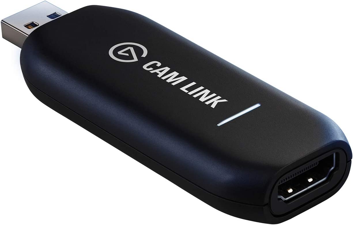Elgato Cam Link 4K, External Camera Capture Card, Stream and Record with DSLR, Camcorder, ActionCam as Webcam in 1080p60, 4K30
