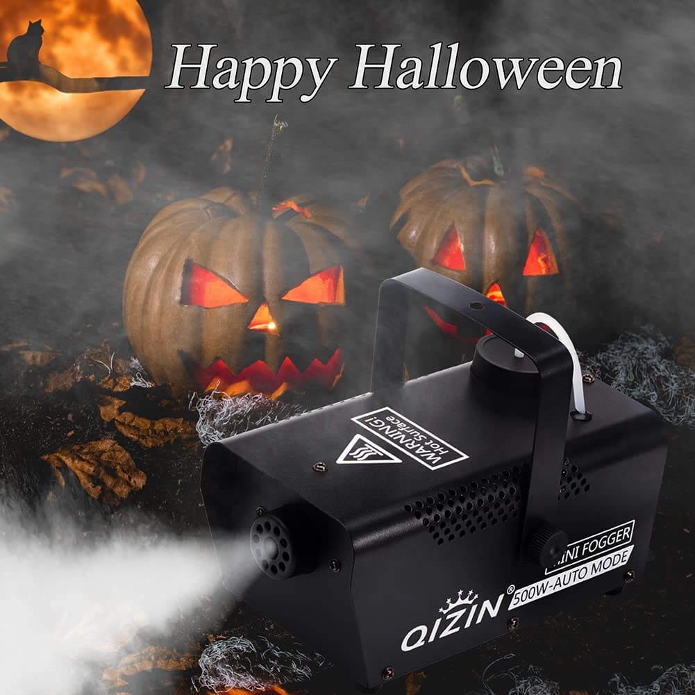 Fog Machine 1500 Watt with 2 Sets of Controllers, Professional Stage Smoke Machine for DJ Halloween Parties Wedding Christmas - Image 2