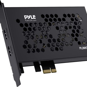 PLINK5 HDMI Video Capture Card By Pyle- PCI-E Gen2 4K HDMI-to-USB Audio-Video Recording- HD Zero-Lag & Ultra-Low Latency Live