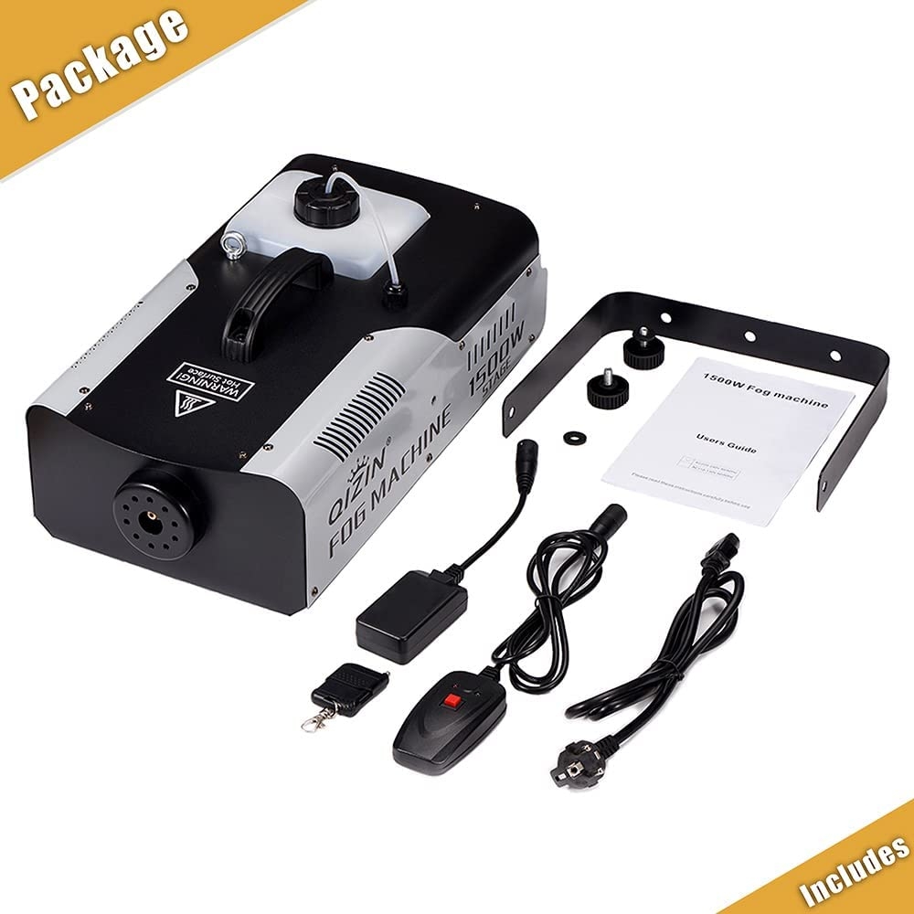 Fog Machine 1500 Watt with 2 Sets of Controllers, Professional Stage Smoke Machine for DJ Halloween Parties Wedding Christmas - Image 13